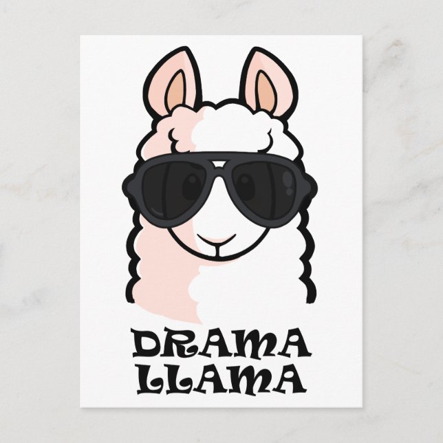 Carte Postale Drame Lama (Devant)