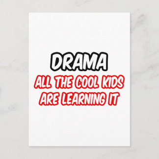 Carte Postale Drame...Tous Les Enfants Cool L'Apprennent