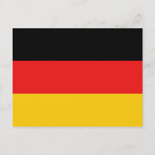 Carte postale Drapeau Allemagne
