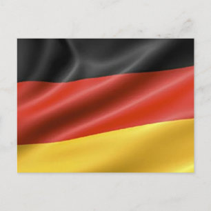 Carte Postale Drapeau allemand
