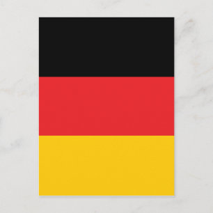 Carte Postale Drapeau allemand