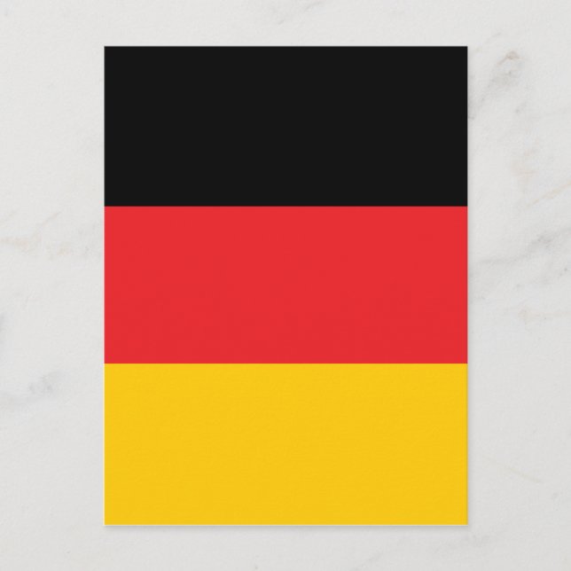 Carte Postale Drapeau allemand (Devant)