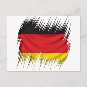 Carte Postale Drapeau allemand Shredders