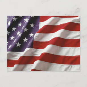 Carte Postale Drapeau américain
