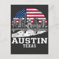 Drapeau américain de la ville d'Austin Texas
