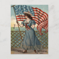 Drapeau américain Lady Liberty Ocean Sailboat