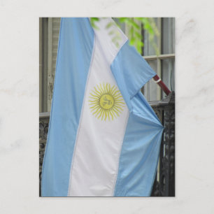 Carte Postale drapeau argentin