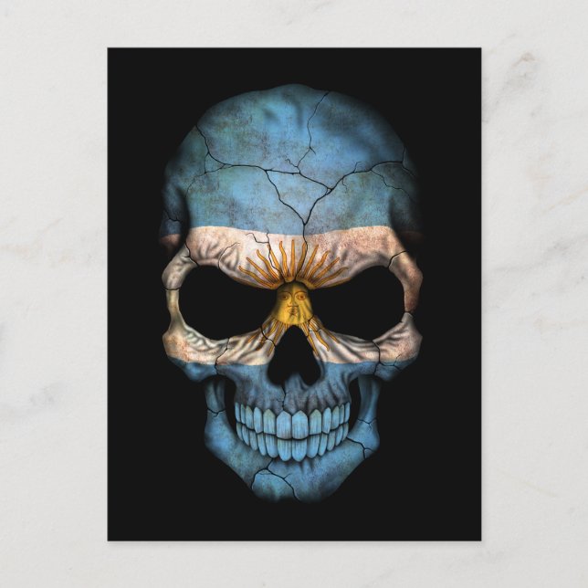Carte Postale Drapeau argentin personnalisable (Devant)