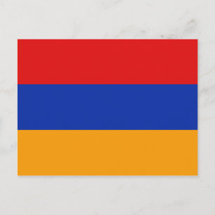 Carte postale Drapeau Arménie