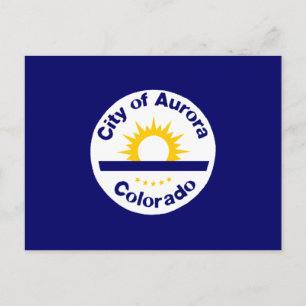 Carte Postale Drapeau Aurora, Colorado