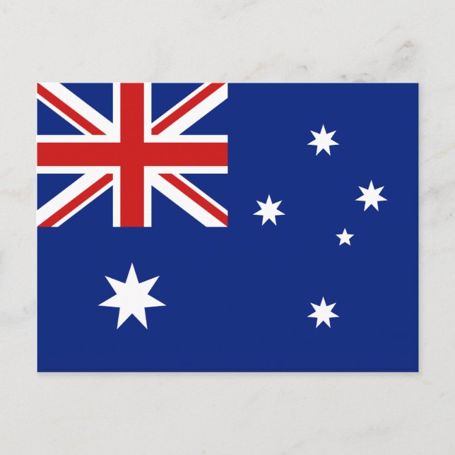 Carte postale drapeau Australie (Devant)