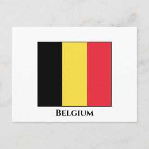 Carte Postale Drapeau belge