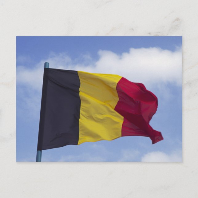 Carte Postale drapeau belge RF) (Devant)