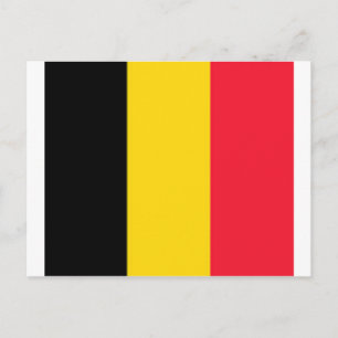 Carte Postale Drapeau Belgique