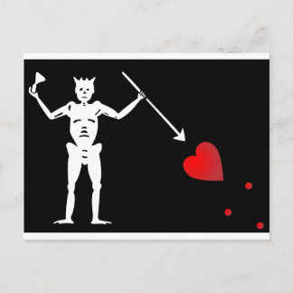 Carte Postale Drapeau BlackBeards (Edward Teach)