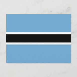 Carte Postale Drapeau botswanais (Botswana)