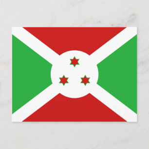 Carte postale Drapeau Burundi