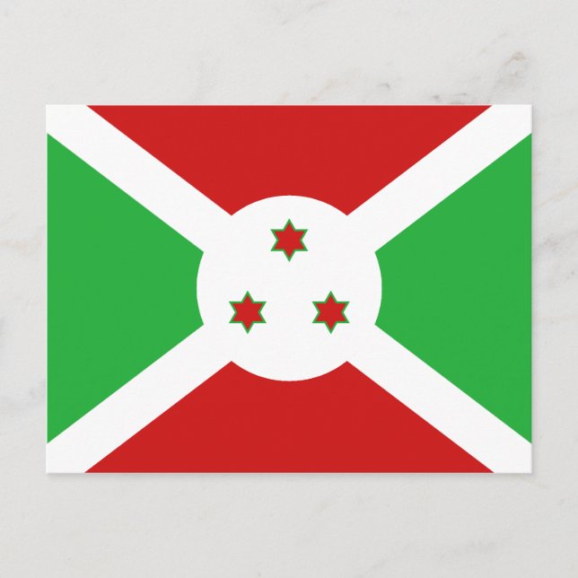 Carte postale Drapeau Burundi (Devant)
