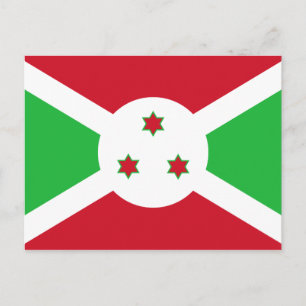 Carte postale Drapeau Burundi