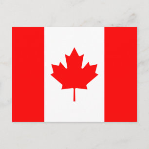 Carte postale Drapeau Canada