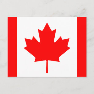 Carte postale Drapeau Canada (Canadien)