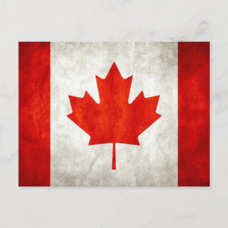 Carte Postale Drapeau canadien