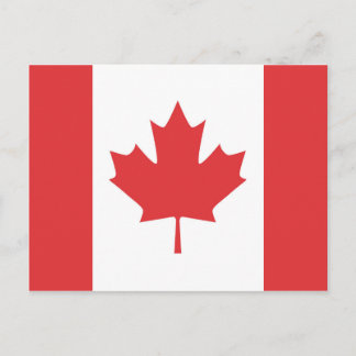 Carte Postale Drapeau canadien