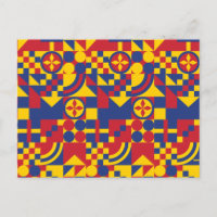 Drapeau Colombie Motif coloré