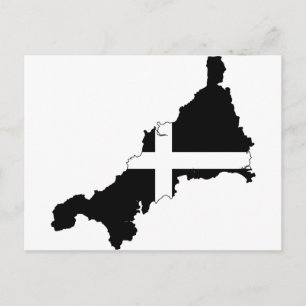 Carte Postale Drapeau cornique