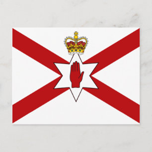 Carte Postale Drapeau Croisé Saint Patrick'S Pour L'Irlande Du N