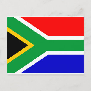 Carte Postale Drapeau d'Afrique du Sud