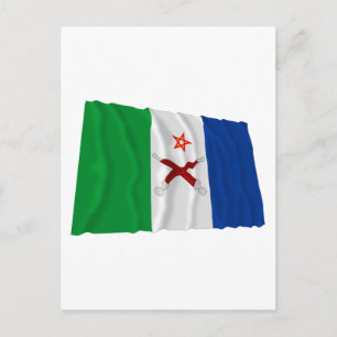 Carte Postale Drapeau d'agitateur Afar