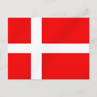 Carte Postale Drapeau danois pour Danois