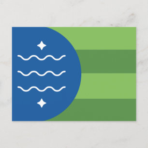 Carte Postale Drapeau de Bellingham, Washington Postcard