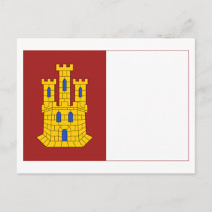Carte Postale Drapeau de Castilla-La Mancha