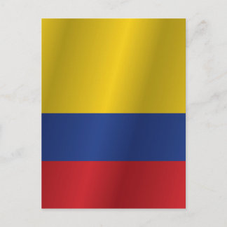 Carte Postale Drapeau de Colombie