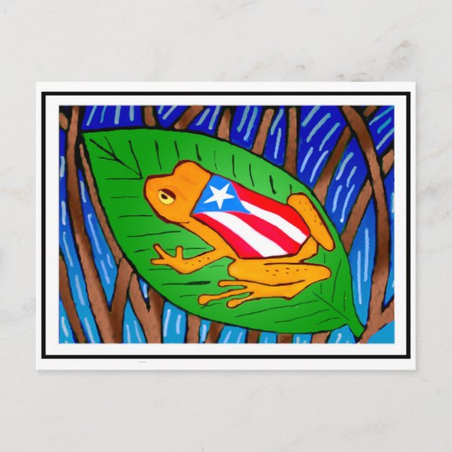 Carte Postale Drapeau de Coqui (Devant)