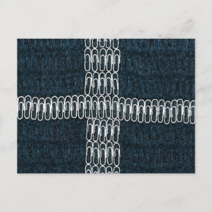 Carte Postale Drapeau de Cornouailles de Paperclips