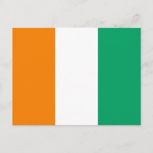 Carte Postale Drapeau de Côte d'Ivoire