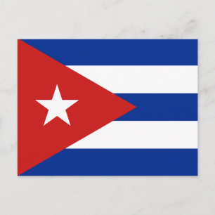 Carte Postale Drapeau de Cuba