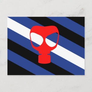 Carte Postale Drapeau de fierté de masque