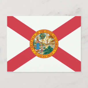 Carte Postale Drapeau de Floride