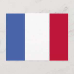 Carte postale Drapeau de France