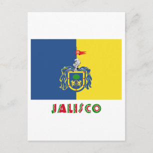 Carte Postale Drapeau de Jalisco