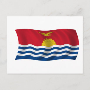 Carte Postale Drapeau de Kiribati
