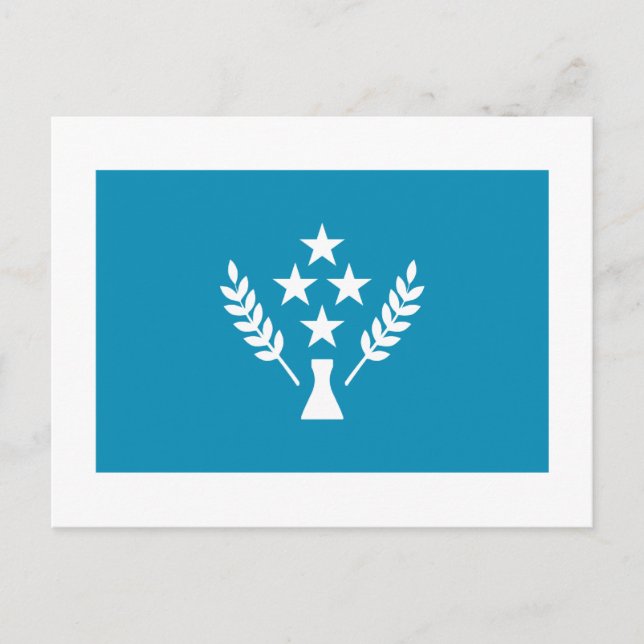 Carte Postale Drapeau de Kosrae (Devant)