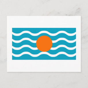 Carte Postale Drapeau de la Fédération des Antilles