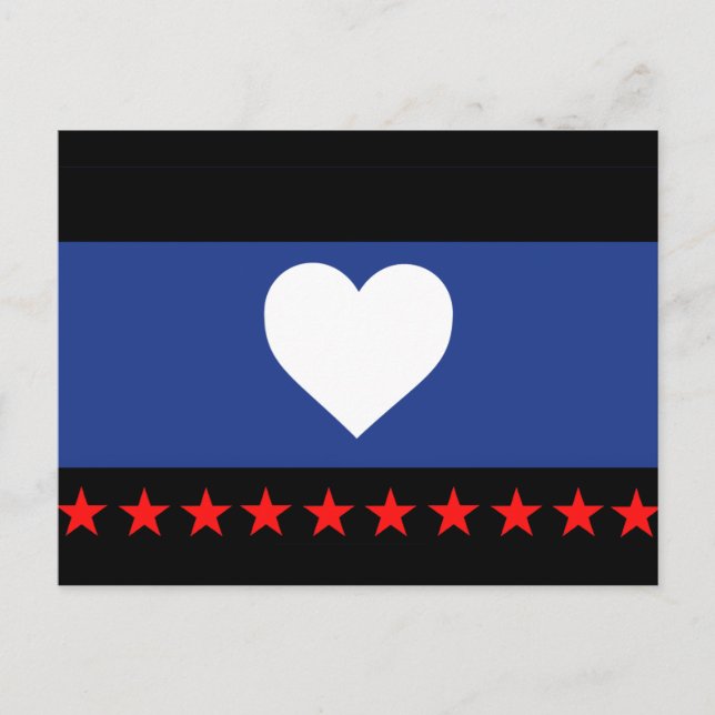 Carte Postale Drapeau de la fierté du pied (Devant)