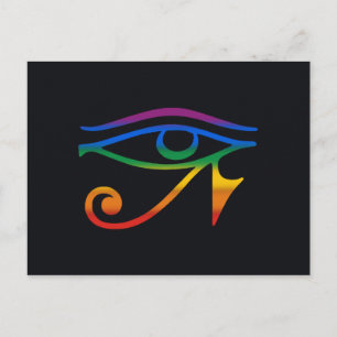 Carte Postale Drapeau de la fierté gay goth
