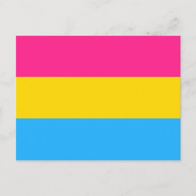 Carte Postale Drapeau de la fierté transexuelle (Devant)